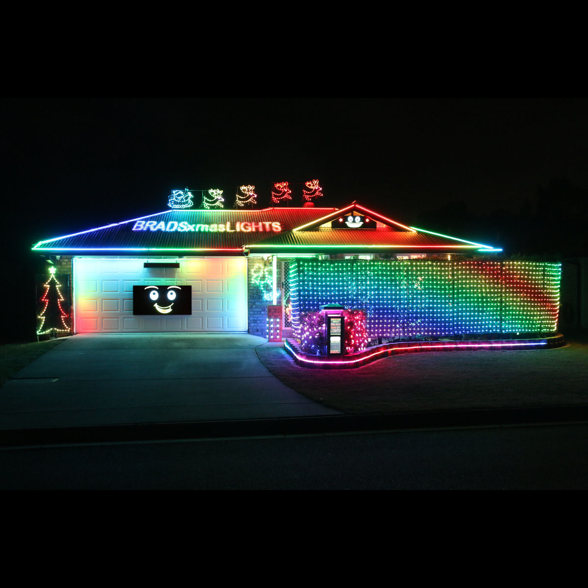 Brad's Christmas Lights - Brisbane, Australia